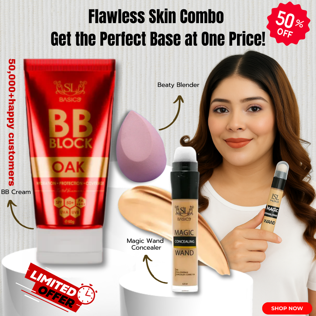 SL Basics Flawless Trio - BB Cream + Magic Concealer & beauty Blender