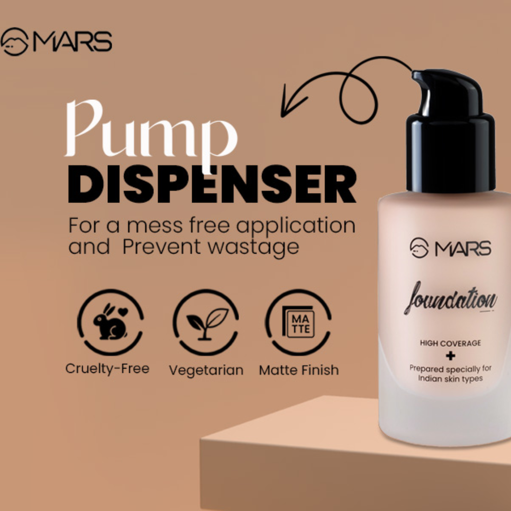 Flawless Glow Duo | MARS God’s Glow Illuminator + Full Coverage Foundation | All-Day Hydration & Glowy Finish