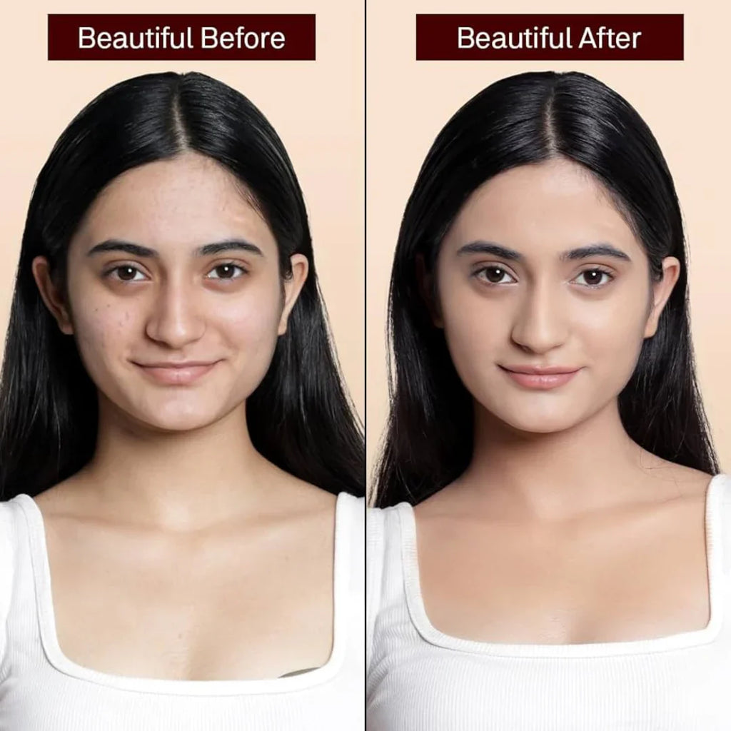 Flicka The Base Story Foundation - High Coverage, Skincare-Infused & Waterproof