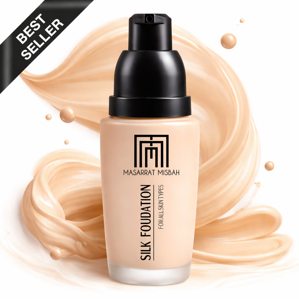 Masarrat Misbah Silk Foundation + free blender sponge