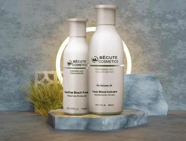 Becute Skin Polish Set – Bleach Powder & Facial Blonde Activator