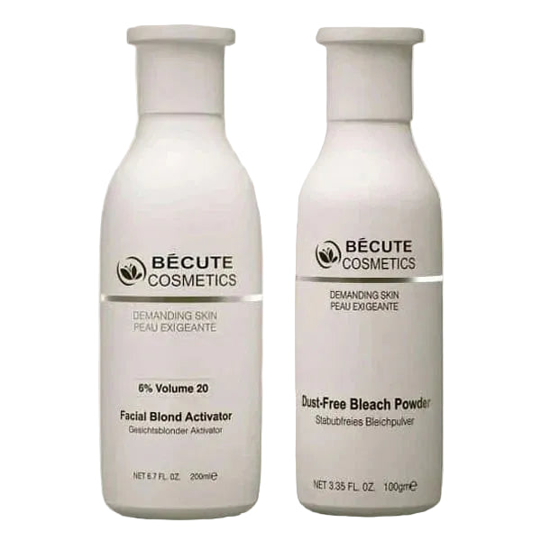 Becute Skin Polish Set – Bleach Powder & Facial Blonde Activator