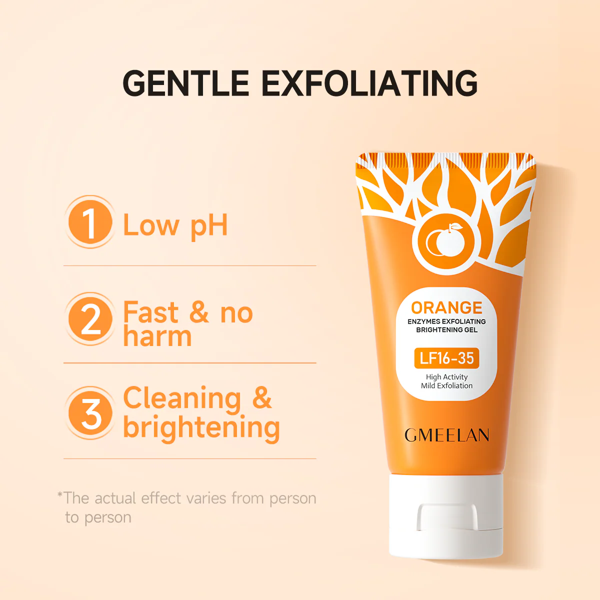 Buy 1 Get 1 Free-Gmeelan Orange Enzymes Exfoliating Brightening Gel - 50g