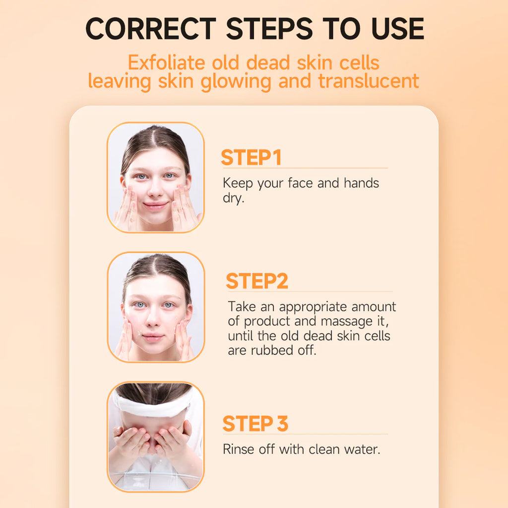 Buy 1 Get 1 Free-Gmeelan Orange Enzymes Exfoliating Brightening Gel - 50g